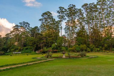 Nuwara Eliya 'daki Victoria Park, Sri Lanka.