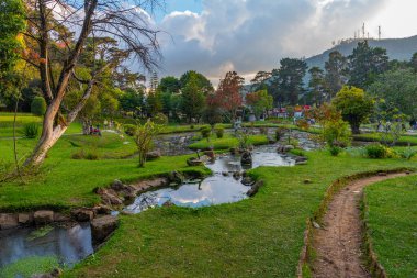 Nuwara Eliya 'daki Victoria Park, Sri Lanka.