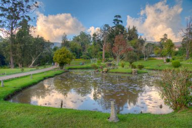 Nuwara Eliya 'daki Victoria Park, Sri Lanka.