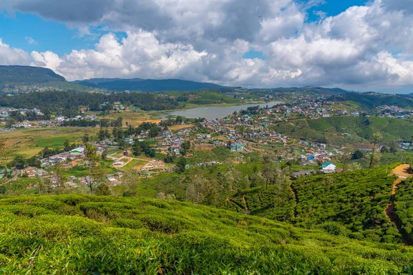 Panorama Pohled Nuwaru Eliju Srí Lance — Stock fotografie