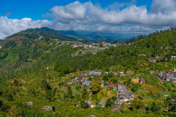Panoramisch Uitzicht Haputale Bij Sri Lanka — Stockfoto