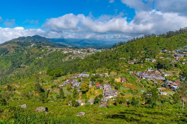 Panorama Haputale Sri Lance — Zdjęcie stockowe