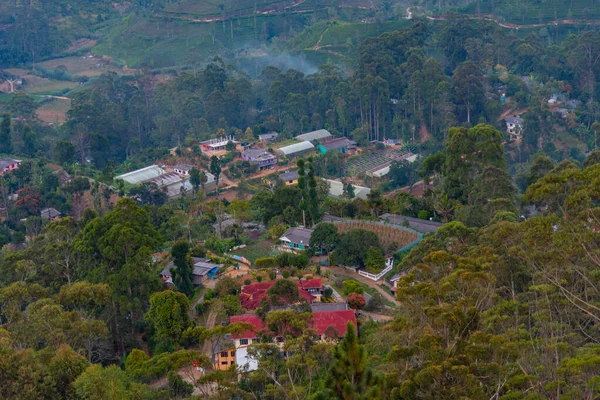 Panorama Vista Haputale Sri Lanka — Fotografia de Stock