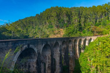 Ella yakınlarındaki Nine Arches Köprüsü, Sri Lanka.