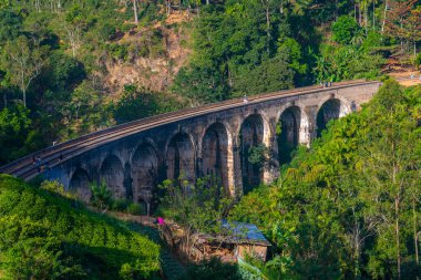 Ella yakınlarındaki Nine Arches Köprüsü, Sri Lanka.