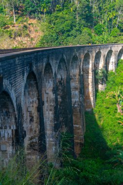 Ella yakınlarındaki Nine Arches Köprüsü, Sri Lanka.