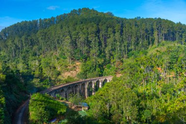 Ella yakınlarındaki Nine Arches Köprüsü, Sri Lanka.