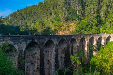 Ella yakınlarındaki Nine Arches Köprüsü, Sri Lanka.