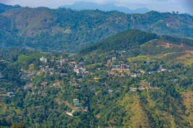 Ella 'nın Sri Lanka' daki manzarası.