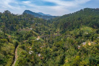 Ella yakınlarındaki Nine Arches Köprüsü, Sri Lanka.
