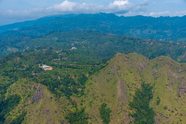 从Ella岩石看斯里兰卡高地的全景 — 图库照片