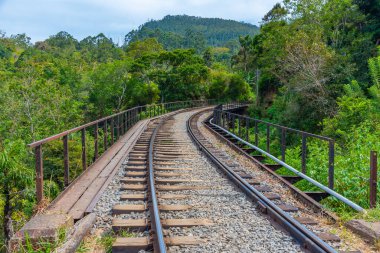 Ella yakınlarındaki Nine Arches Köprüsü, Sri Lanka.