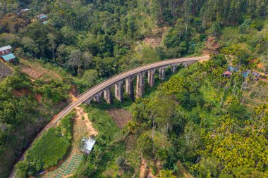 Ella yakınlarındaki Nine Arches Köprüsü, Sri Lanka.