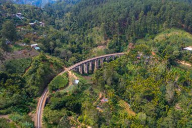 Ella yakınlarındaki Nine Arches Köprüsü, Sri Lanka.