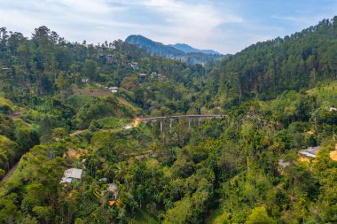 Ella yakınlarındaki Nine Arches Köprüsü, Sri Lanka.