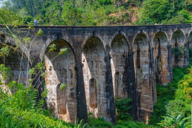 Ella yakınlarındaki Nine Arches Köprüsü, Sri Lanka.