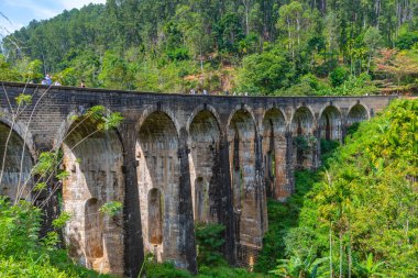 Ella yakınlarındaki Nine Arches Köprüsü, Sri Lanka.