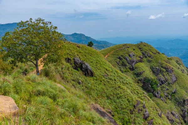 stock image Little adam's peak and its surrounding at Sri Lanka.