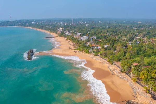 Sri Lanka Daki Medaketyia Plajının Havadan Görünüşü — Stok fotoğraf