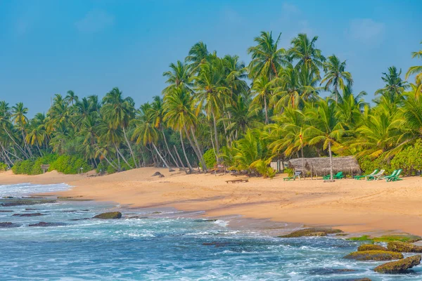 stock image Sunny day at Medaketyia beach at Sri Lanka.