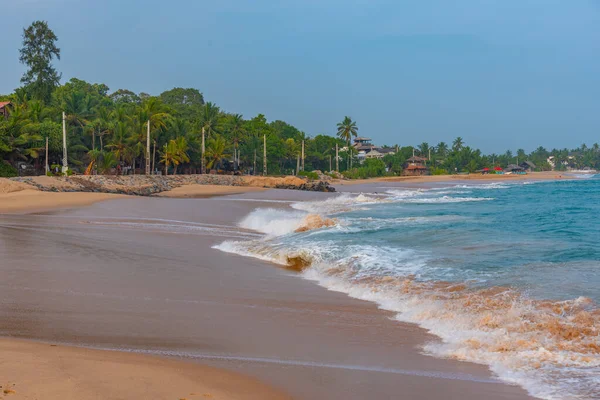 stock image Sunny day at Medaketyia beach at Sri Lanka.