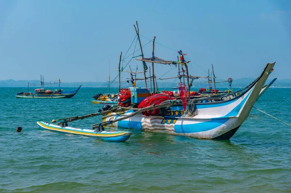 Bateaux Pêche Port Mirissa Sri Lanka — Photo