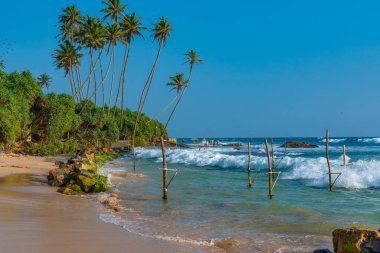 Eski Galle, Sri Lanka 'nın dar bir caddesi..