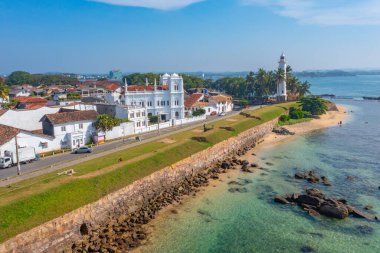 Galle 'nin havadan görünüşü, Sri Lanka' da bir kasaba..