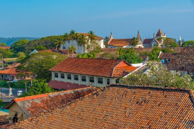 Galle 'nin havadan görünüşü, Sri Lanka' da bir kasaba..