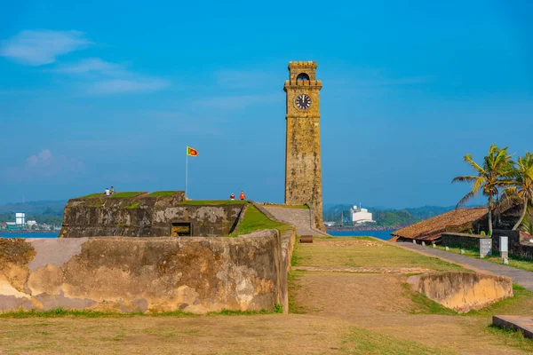 Galle Pevnostní Věž Výhledem Vojenské Bašty Srí Lanka — Stock fotografie