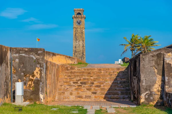 Galle Pevnostní Věž Výhledem Vojenské Bašty Srí Lanka — Stock fotografie