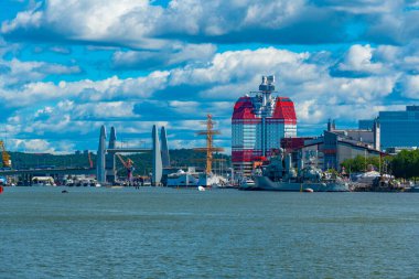 Lilla Bombacı İnşa, Askeri gemi Küçük ve Barken Viking gemisi Göteborg şehrinde..