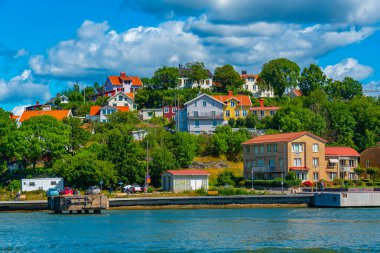 İsveç 'in Goteborg limanında rıhtım..