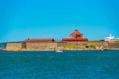 Goteborg yakınlarındaki Nya lvsborg Kalesi.