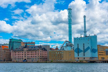 İsveç 'in Goteborg limanında rıhtım..