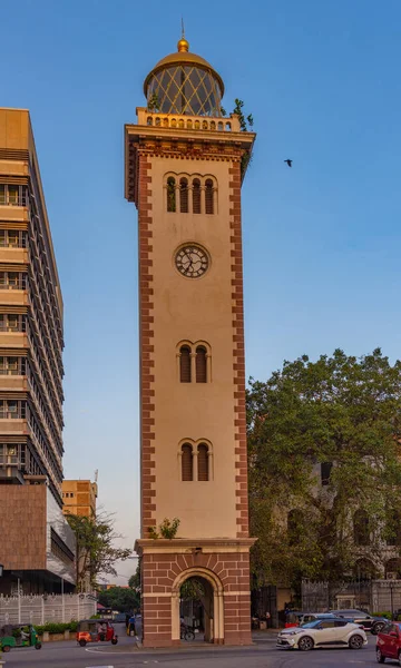 Torre Del Reloj Del Faro Colombo Sri Lanka — Foto de Stock