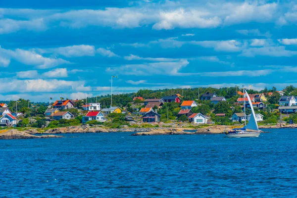 Timber Houses Islands Gothenburg Archipelago Sweden — Stock Photo, Image