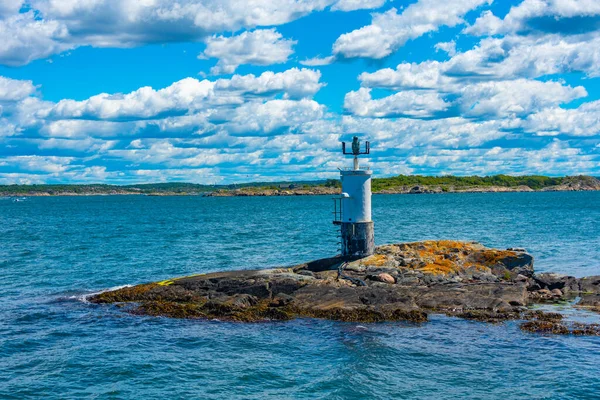 Leuchtturm Auf Den Inseln Des Göteborger Archipels Schweden — Stockfoto