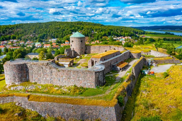 Aerial View Bohus Fortress Sweden — Stock Photo, Image