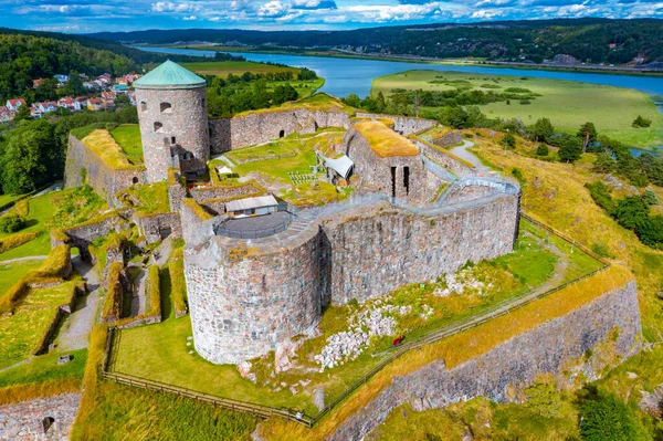 Aerial View Bohus Fortress Sweden — Stock Photo, Image