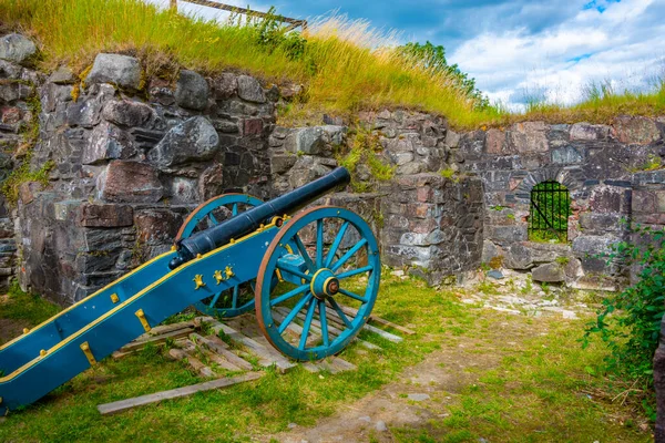 Cannon Bohus Fortress Sweden — Stock Photo, Image
