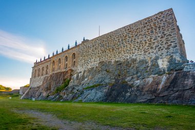İsveç Marstrand 'daki Carlsten Kalesi.