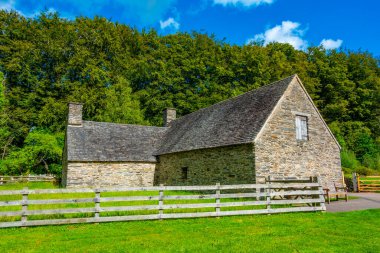 St. Fagans Ulusal Tarih Müzesi 'ndeki tarihi evler.