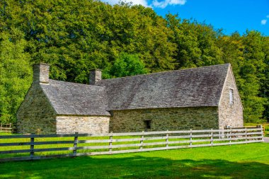 St. Fagans Ulusal Tarih Müzesi 'ndeki tarihi evler.