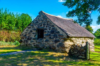 St. Fagans Ulusal Tarih Müzesi 'ndeki tarihi evler.
