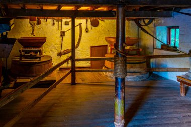 St. Fagans Ulusal Tarih Müzesi 'ndeki tarihi evler.