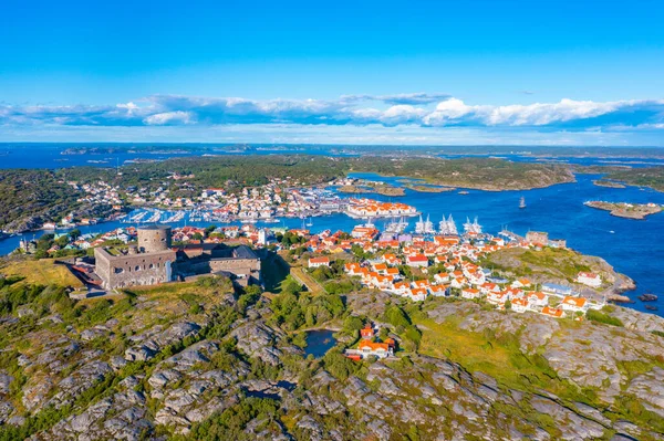 Панорама Марстранда Швеції — стокове фото
