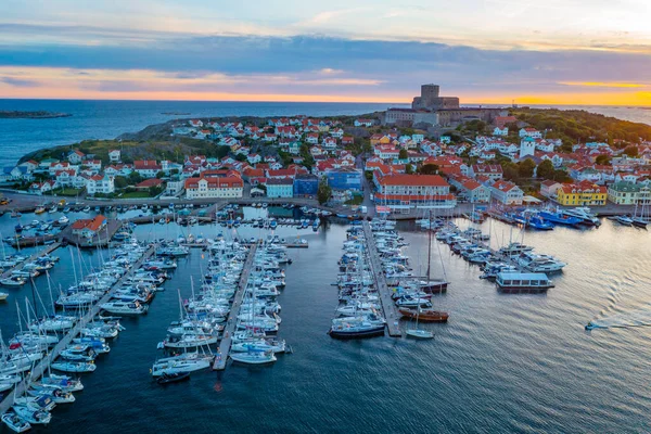 Sunset View Swedish Town Marstrand — Stock Photo, Image