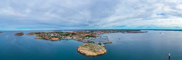 Panoráma Kilátás Svéd Város Lysekil — Stock Fotó