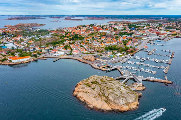 Πανόραμα Άποψη Της Σουηδικής Πόλης Lysekil — Φωτογραφία Αρχείου
